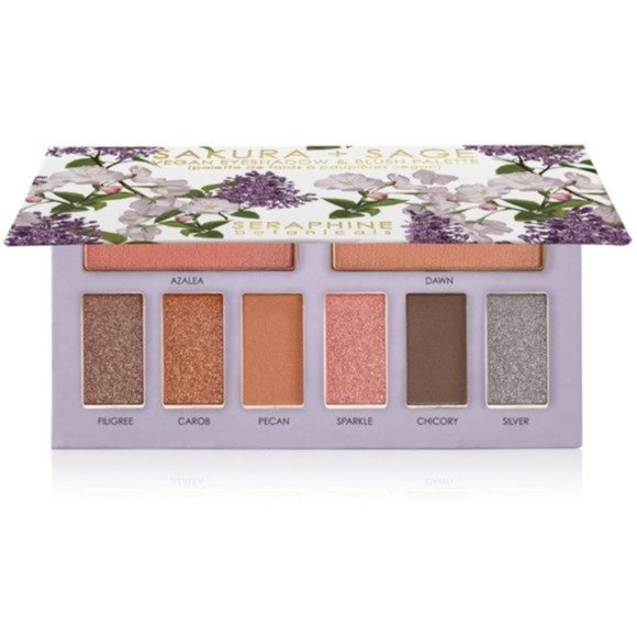 Sakura + Sage - Vegan Eyeshadow & Blush Palette- NEW SEALED - Picture 1 of 4